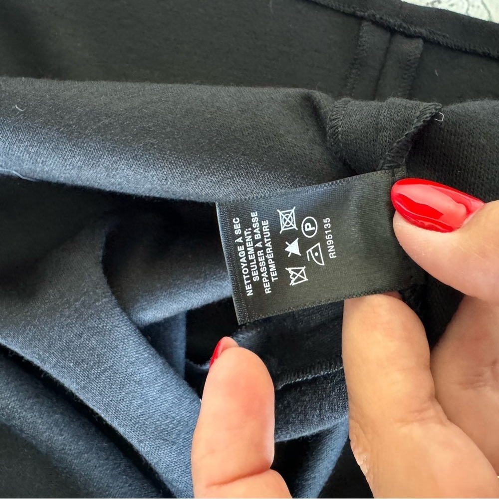 NWT Lafayette 148 black wool midi short sleeve dress size 3X - Picture 10 of 14